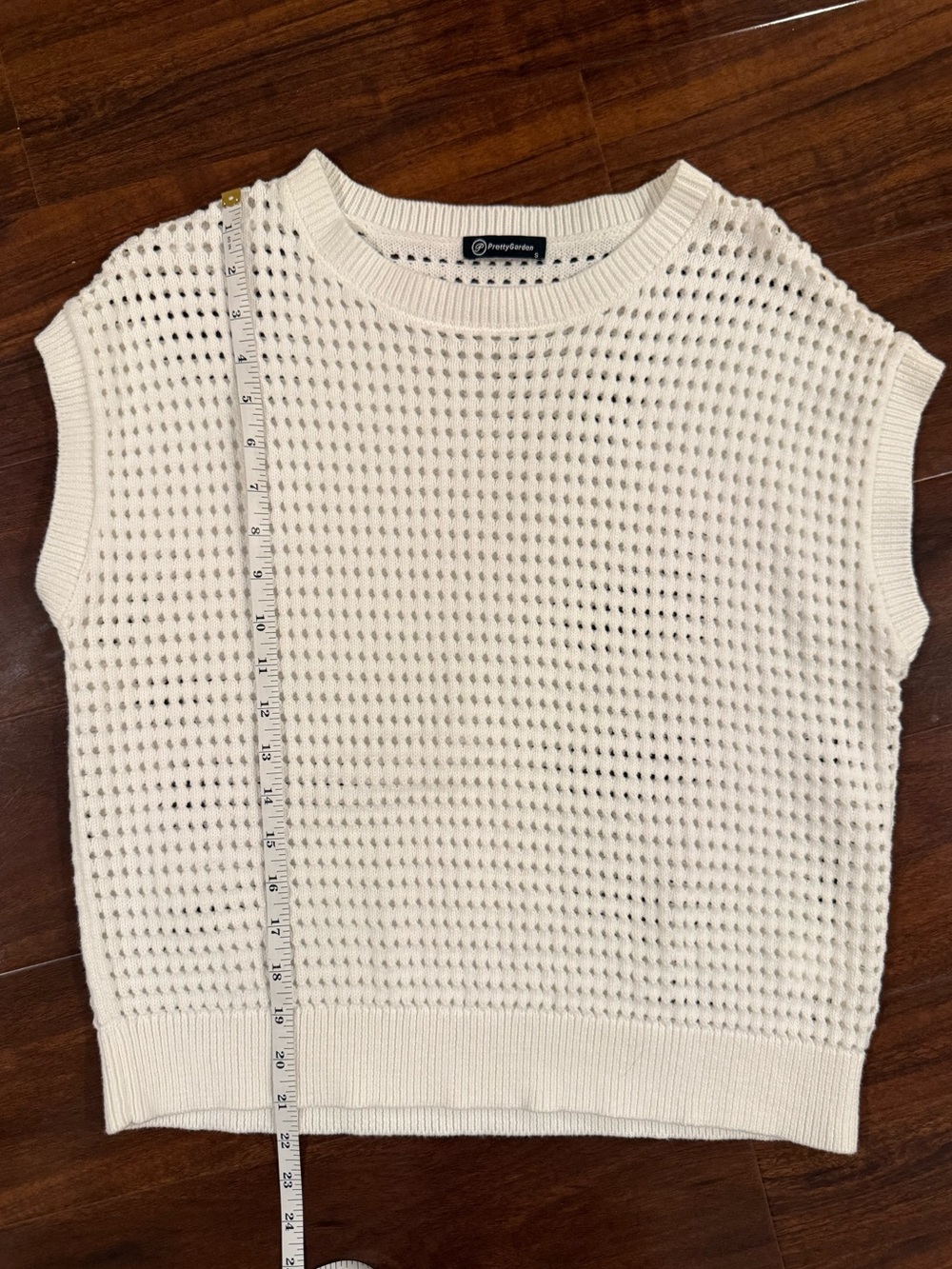 Open weave sweater
